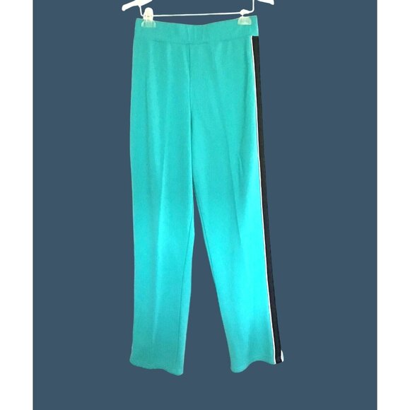 K. JORDAN- NWOMENS AQUA ELASTIC WAIST PULLOVER SWEATPANTS SIZE MEDIUM - Picture 1 of 6